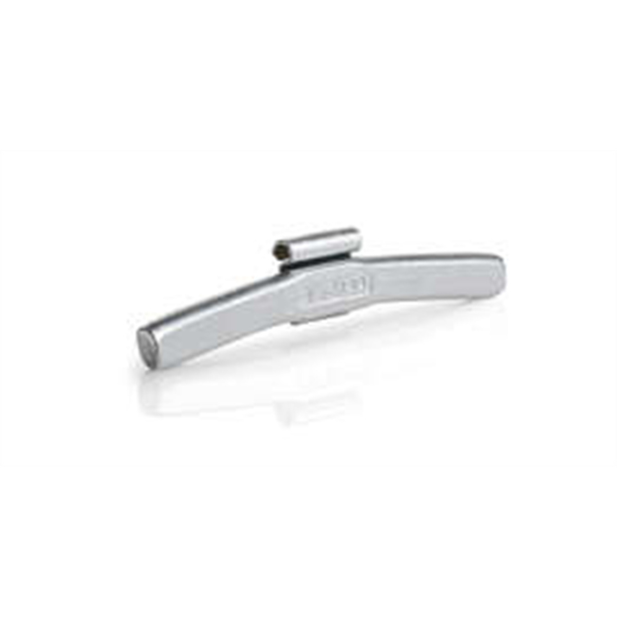 Plombco Plasteel Clip-On Wheel Weight — 0.75 Oz., Curved Profile, Hybrid-Lock Design, Model# PLO10873